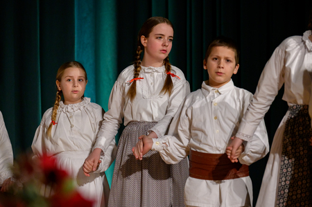 Otroška folklorna skupina OŠ Metlika - Osrednja obcinska prireditev ob slovenskem kulturnem prazniku